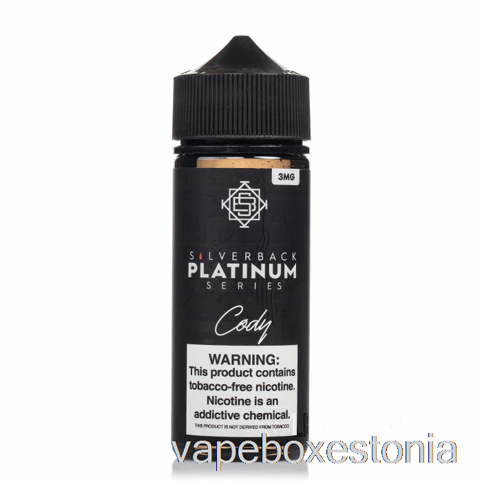 Vape Box Estonia Cody - Silverback Platinum Series - 120ml 3mg